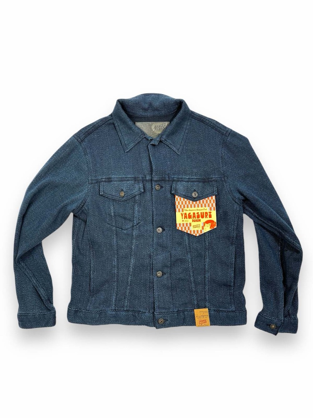 Naked & Famous Yagasuri Denim Indigo Type III Jacket